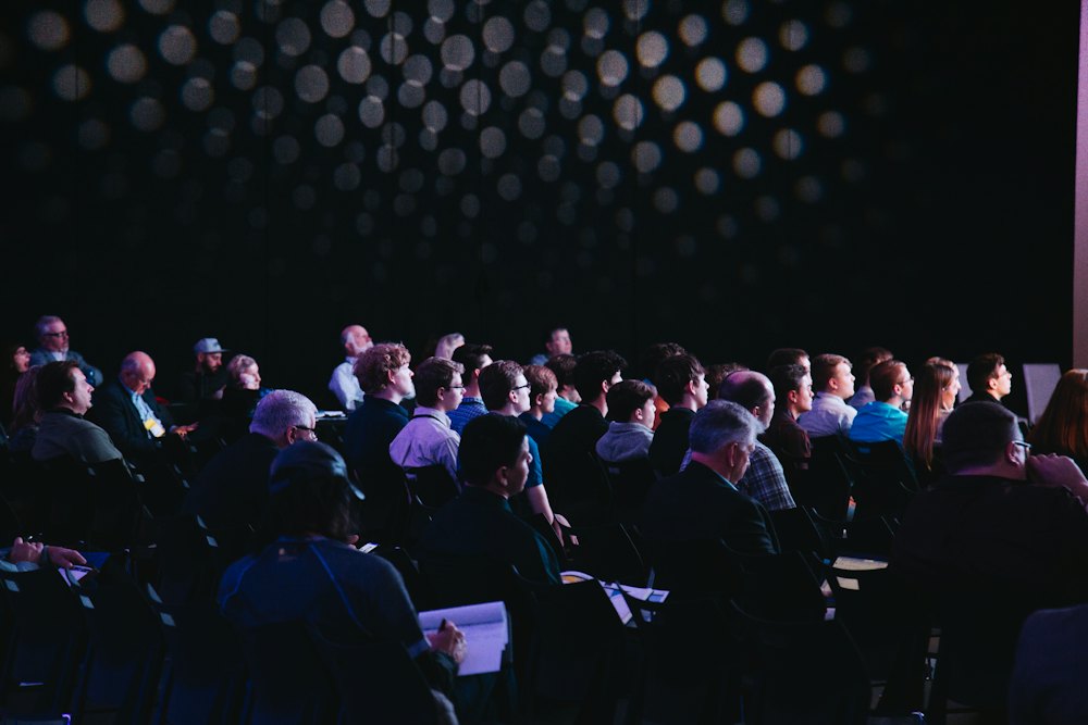 Audience attending a workshop